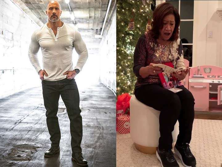 Dwayne Johnson le regala casa a su madre; el video se viraliza