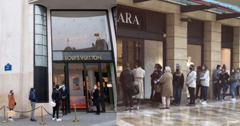 El colmo: Zara abrió tiendas en Francia y cientos de personas madrugaron para hacer fila