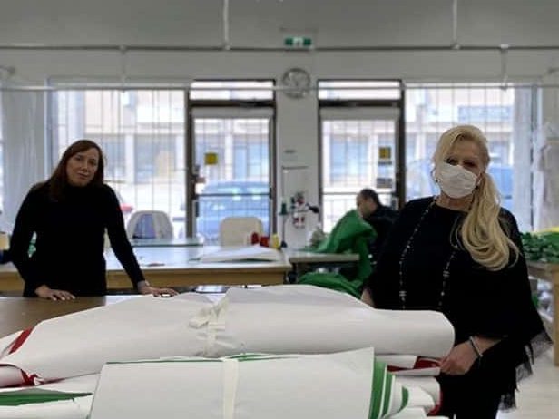 Canadian fashion designer creates clothing for front-line workers