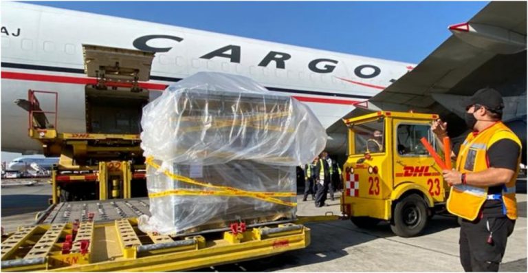 Llega a México el cuarto lote de vacunas de Pfizer contra la Covid